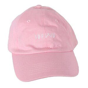 Lagree West Women's S Pink Baseball Hat IDFWU Adjustable Cotton Embroidered Hat